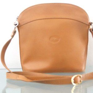 Longchamp Tan Leather Structured bag